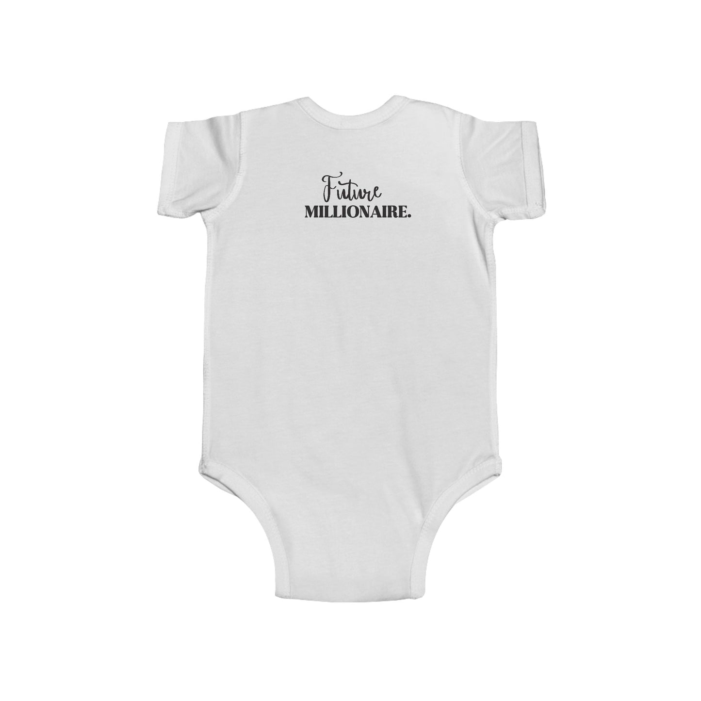 HILLMANTOK UNIVERSITY "Future Millionaire" Infant Jersey Bodysuit