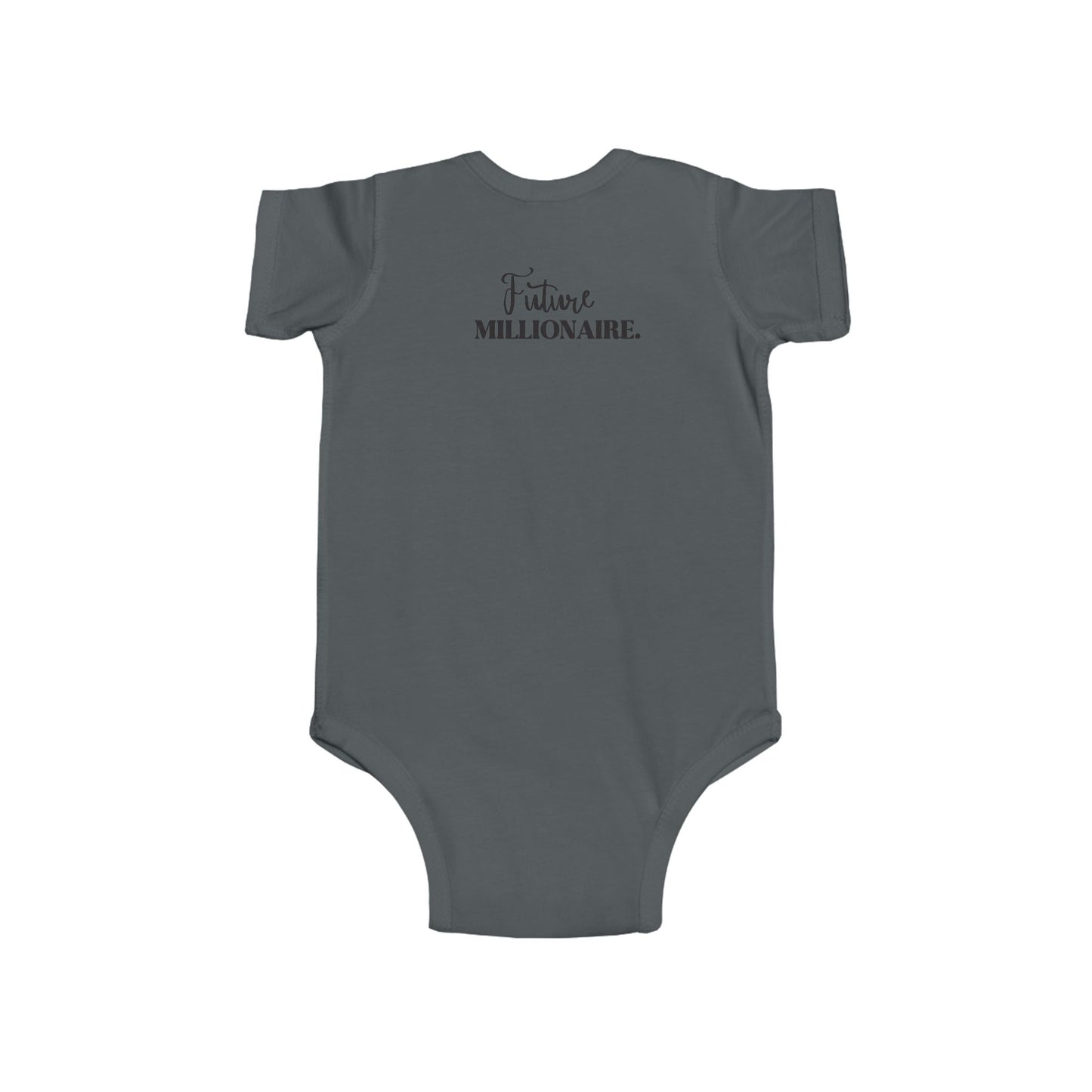 HILLMANTOK UNIVERSITY "Future Millionaire" Infant Jersey Bodysuit