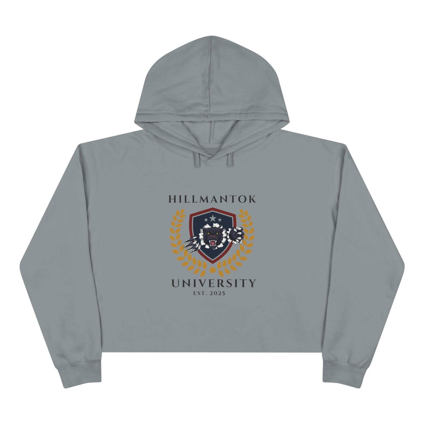 HILMANTOK UNIVERSITY 2025 Crop Hoodie