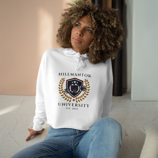 HILMANTOK UNIVERSITY 2025 Crop Hoodie