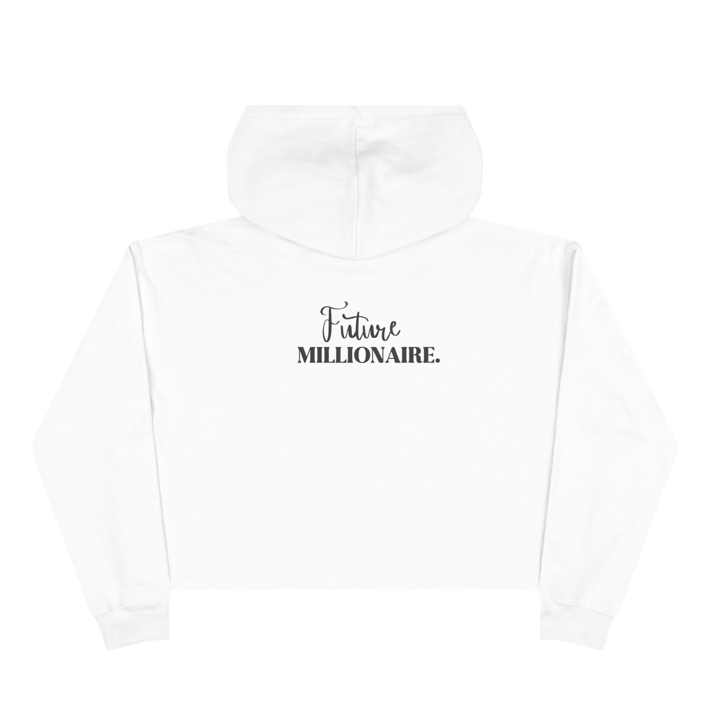 Pretty, Black and Educated "Future Millionaire" Crop Hoodie